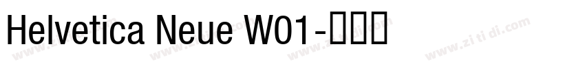Helvetica Neue W01字体转换